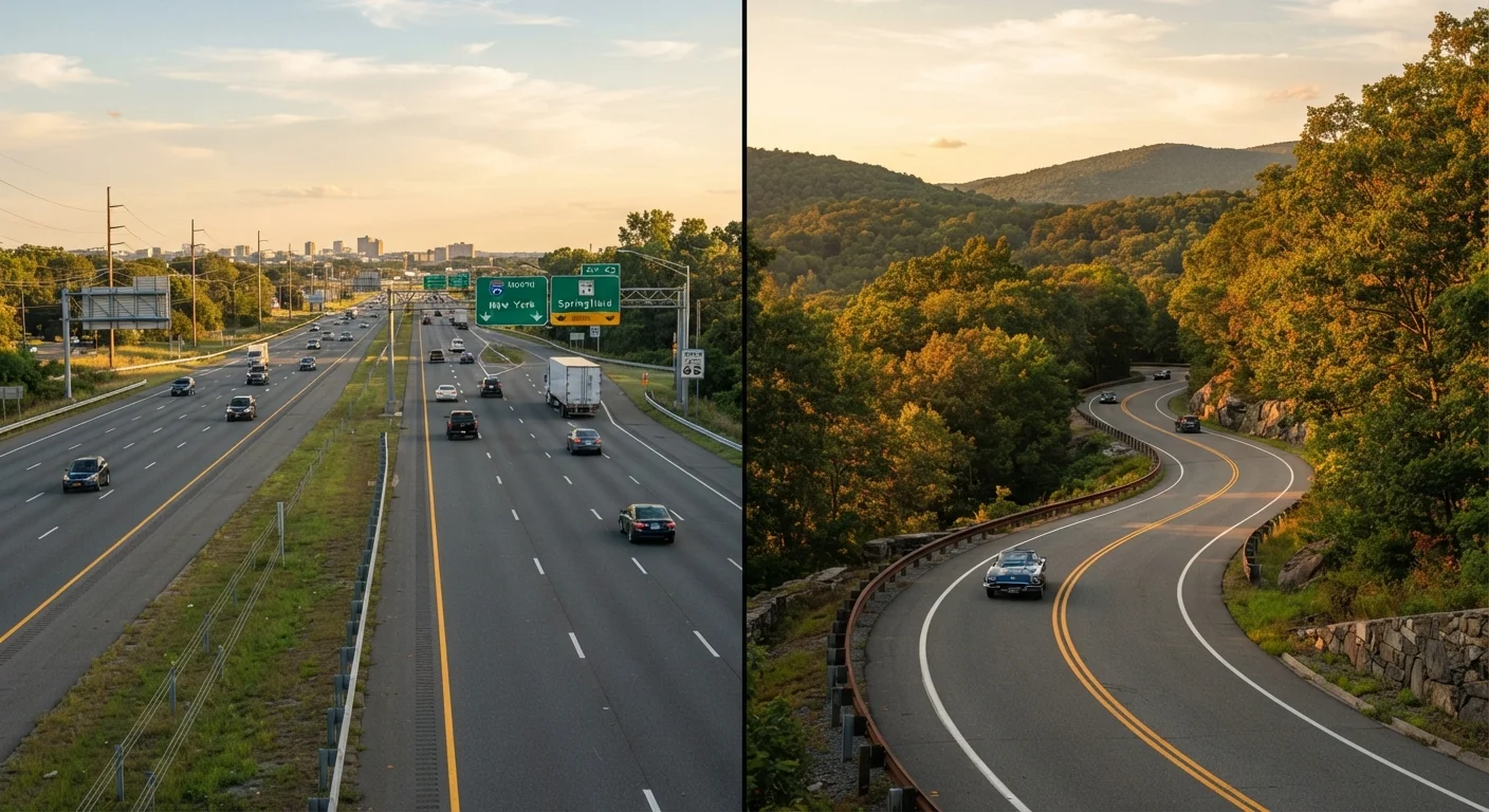Scenic Routes vs. Interstates: Choosing the Right Road for Your Trip