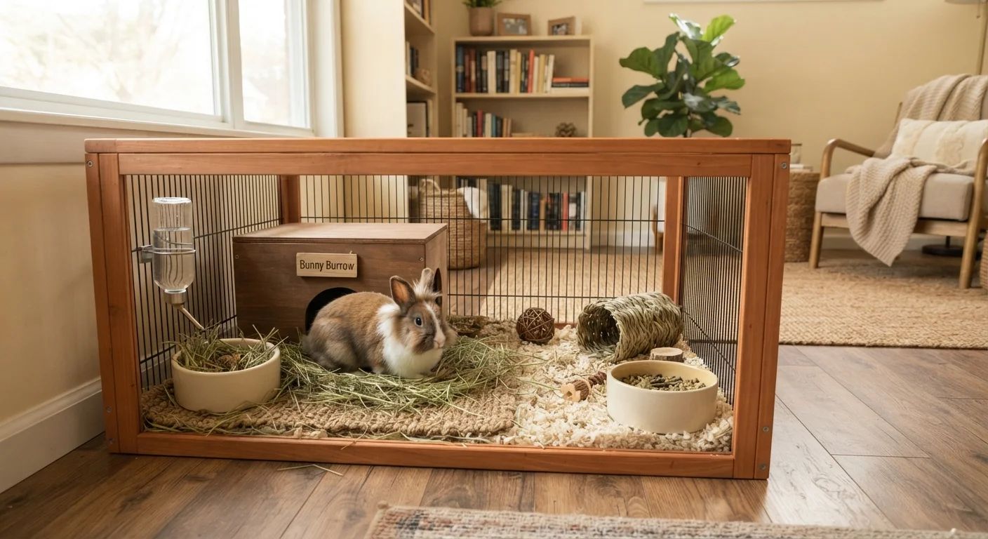 Setting Up a Rabbit's Living Space for the First Time