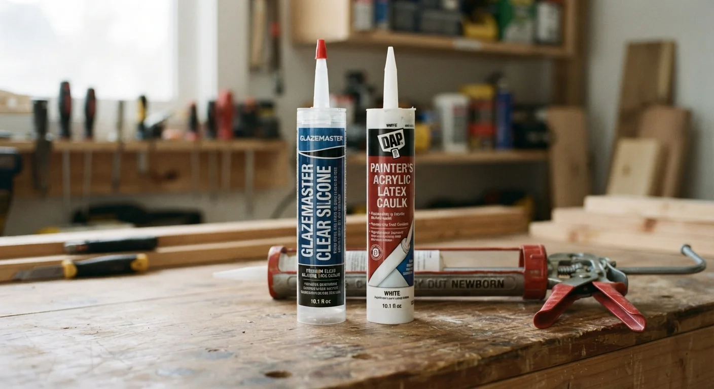 Silicone vs Acrylic Caulk: Choosing the Right Seal for Each Job
